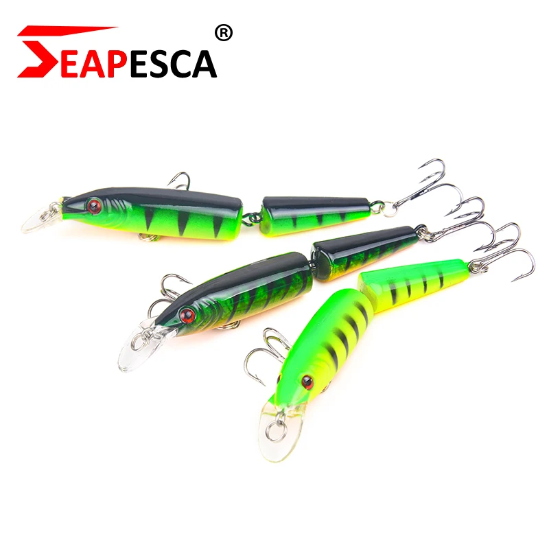 

SEAPESCA Flexible Wobblers Two Section Minnow Fishing Lure 150mm 9g Artificial Hard Bait Professional Fishing Tackle YA54