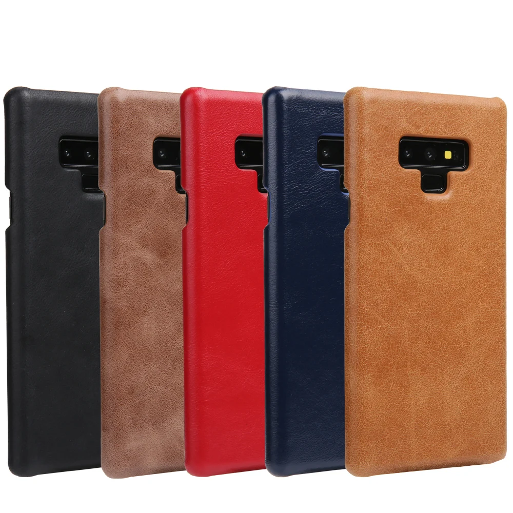 

For Samsung Galaxy Note 9 Case Note9 Luxury Retro Cowhide Case Genuine Cow Leather Phone cover for Samsung Galaxy Note 9 Case
