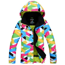 Зимний женский спортивный ветрозащитный водонепроницаемый лыжный костюм теплая дышащая куртка для альпинизма кемпинга