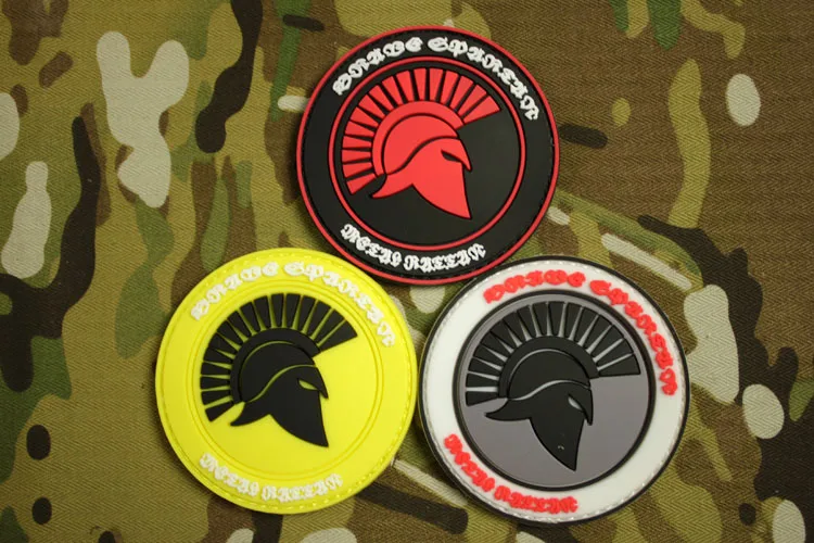 

Sparta PVC Patch 3D PVC Rubber Hook And Loop Tactical Emblem Combat Military Chevrons Army Armband 3pcs