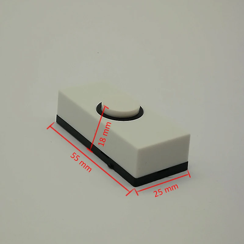 Contato com Botão de Saída Tamanho de Saída de Acesso de Plástico Interruptor de Saída com a Caixa de Volta Fino para Todos os Tipos de Portas Nenhum Mini Botão 100 Pcs - 4 Saída Mini tamanho de saída de acesso