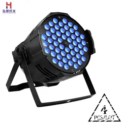 4 шт./лот 54x3 Вт RGB 3in1 полноцветный/dmx512 LED PAR огни 54 шт. номинальной света