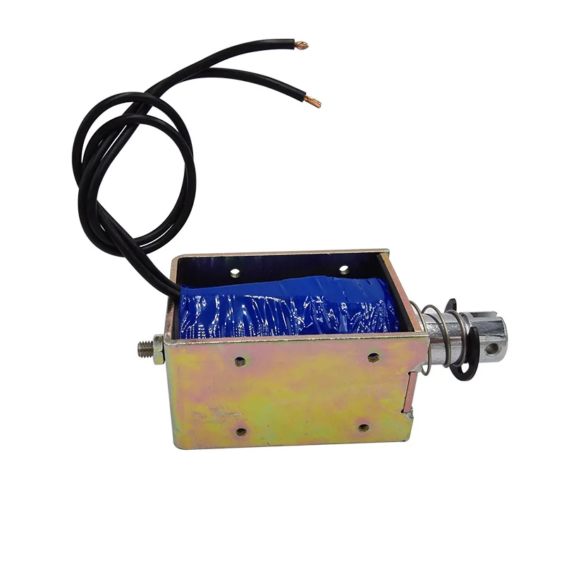 TAU 1578T электромагнитный 12V 70N пуш ап без застежек Тип ход 0 20mm 24V с открытой рамкой