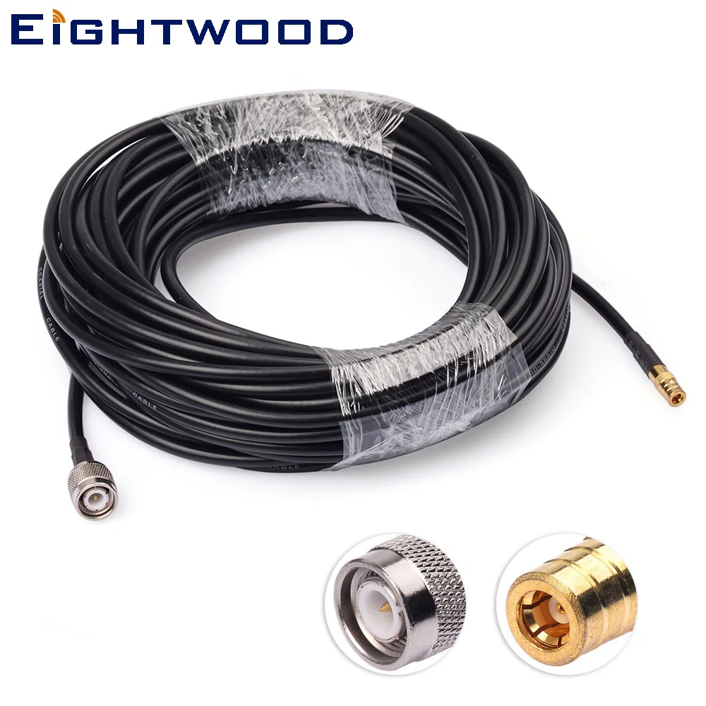 

Eightwood SMB truck/home /commercial/boats marine satellite radio antenna receiver connection cable for sirius xm SRA-50