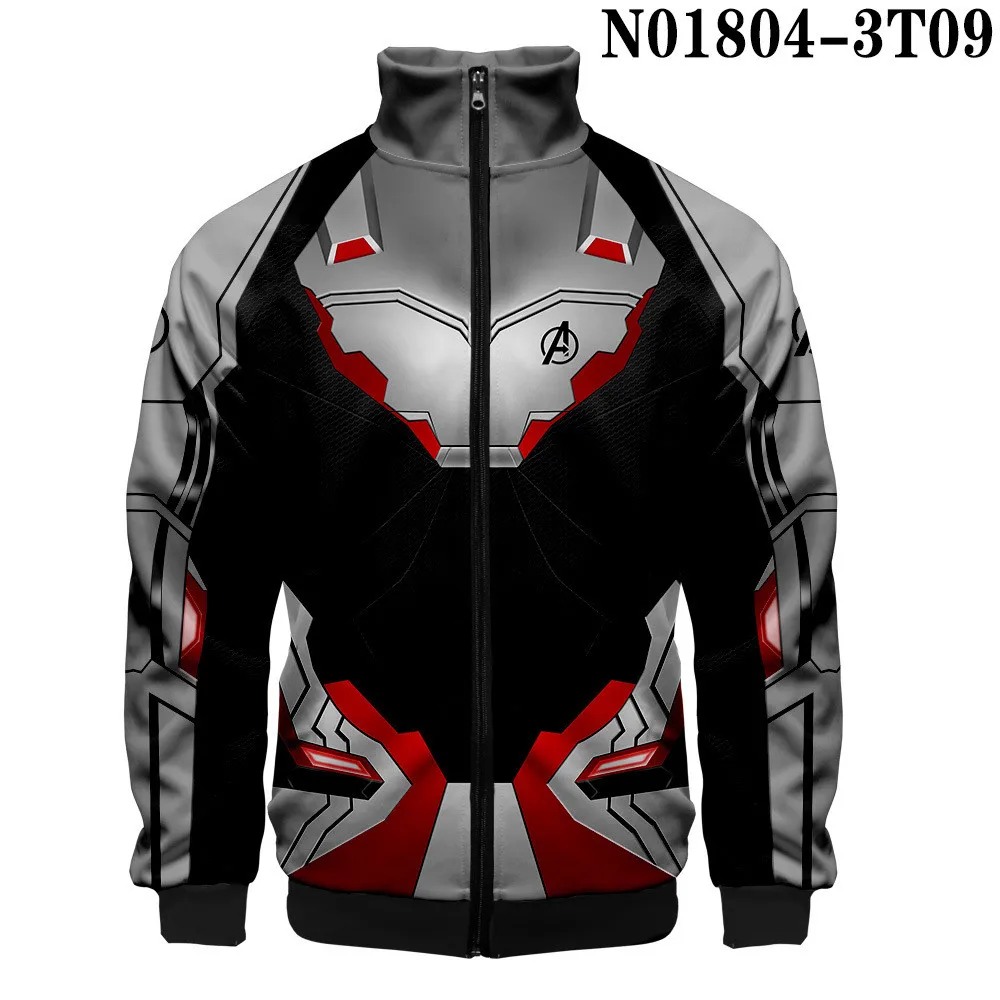 Hoodie Cosplay Avengers Endgame Quantum Realm Sweatshirt Jacket Advanced Tech Costumes Avengers End Game Hood Superhero Hoodies