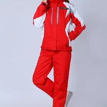 Новинка Зимы г. лыжный костюм теплая куртка и комплект со штанами ФТИ обувь для мужчин и женщин много цветов и размер S-XXL