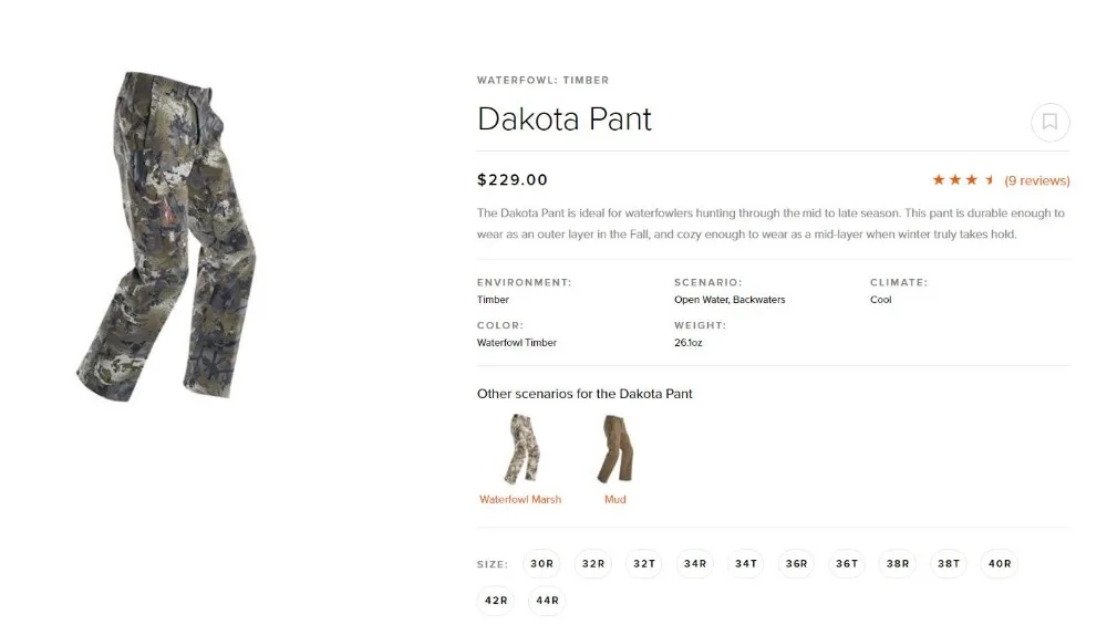 2018 брюки sitka dakota|Охотничьи штаны| |