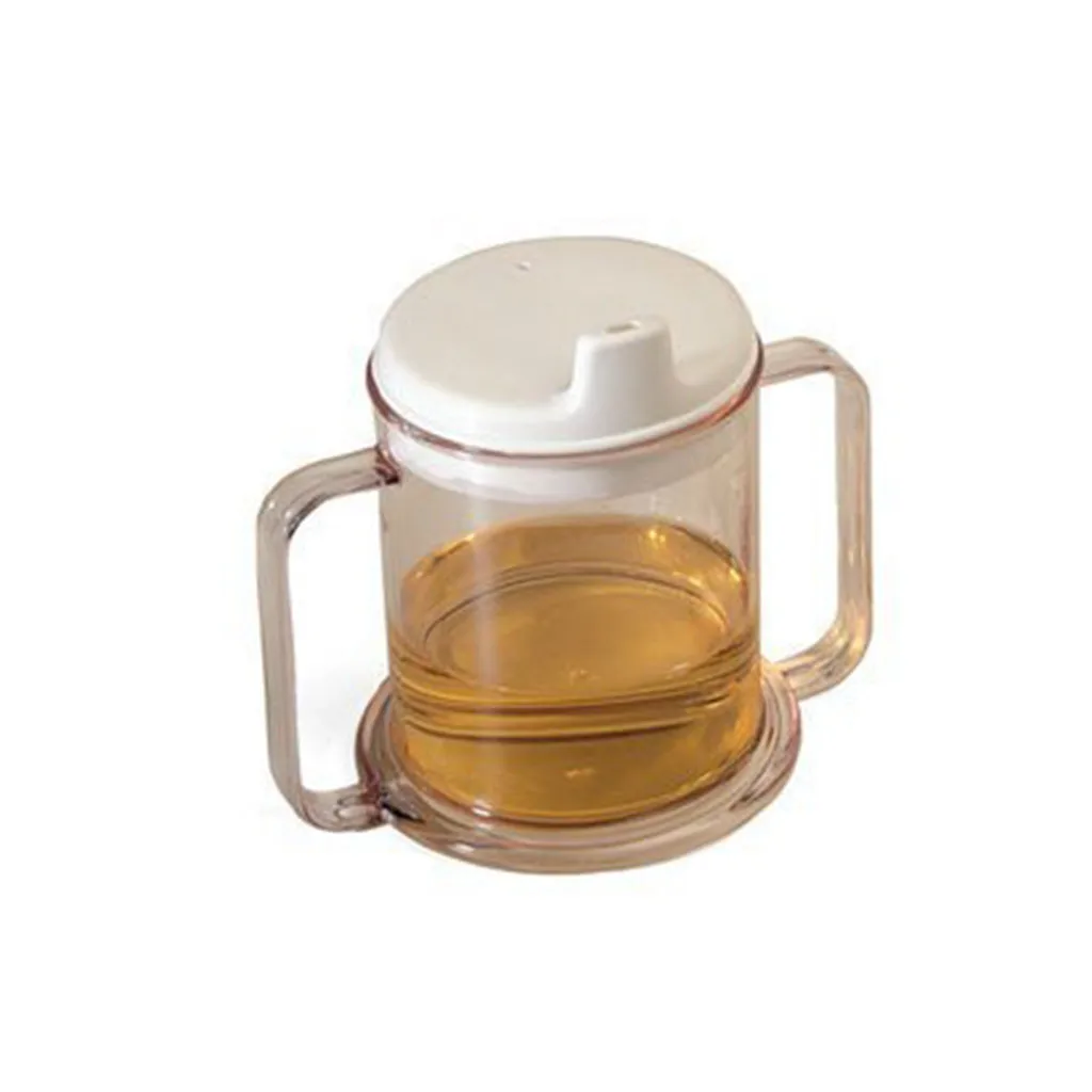 

Anti-Overflow Cup Duck-Billed Cup With Two Hands Handle Multi-Functional Cola Coffee Plastic Cup Drinking Drinking Travel G530