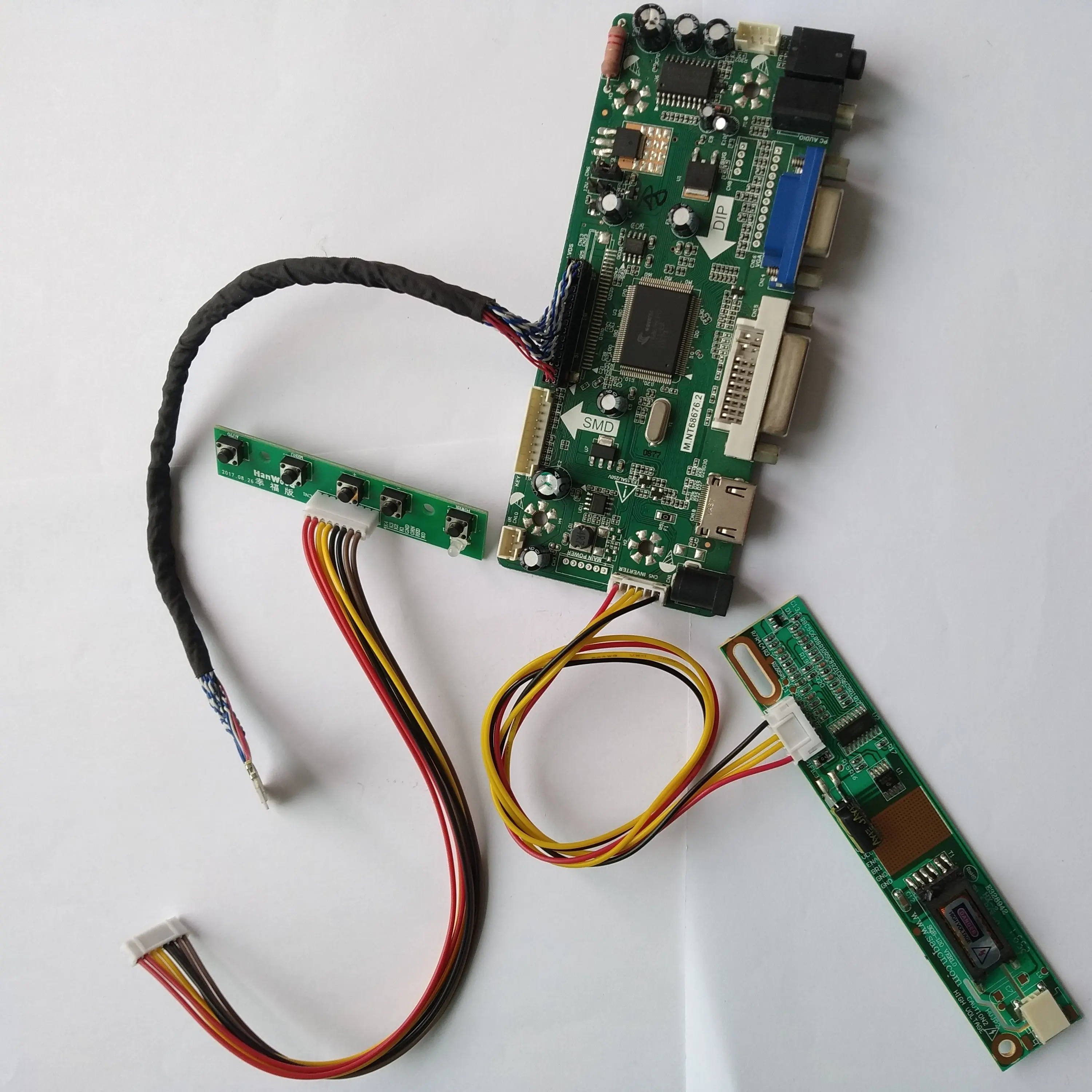 

M.NT68676 driver kit Audio Controller board HDMI DVI VGA LCD LVDS For LP156WH1(TL)(A1)/(TLA2) 1366X768 panel Screen 15.6"