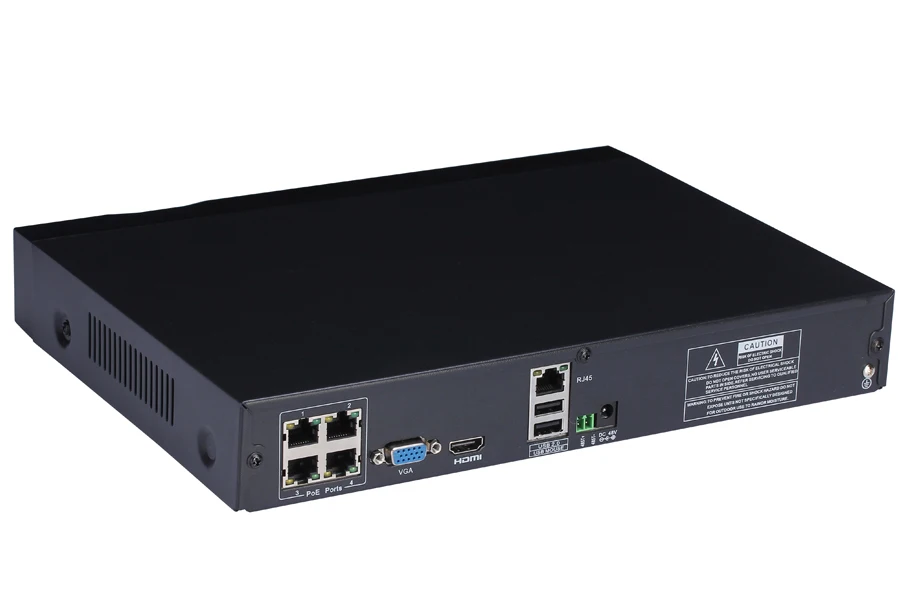 Камера видеонаблюдения NVR 4 канала POE Full HD 1080P 4CH IEEE802.3af выход 48 В для камера