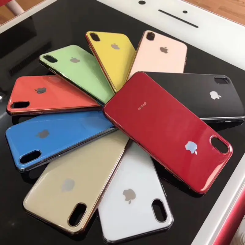 

High quality surface smooth electroplated phone cases For iPhone X Xr Xs Max Soft Tpu shell For iphone 6 6s Plus 8 7 Plus Cover