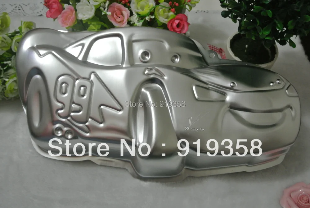 2015 Racing Car Shaped Cake Pans Baking Dishes Tin Decoration Tool Metal Cake Mould Cake Baking