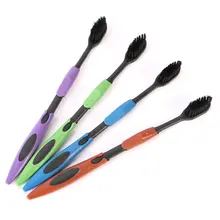 Promotion 4 PCS 1 Pack Ultra Soft Gum-protective Toothbrush Anion Bamboo Charcoal Toothbrush Health Care TF