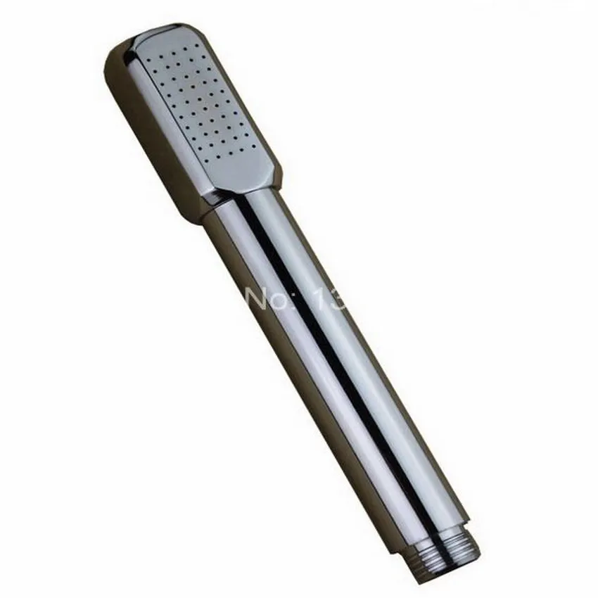 Polished Chrome Brass Bathroom Rectangular Style Hand Held Water Saving