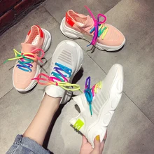 YRRFUOT/ тренд; женская прогулочная обувь; новые летние дышащие кроссовки; брендовая Уличная обувь; zapatos hombre; женская обувь; 1