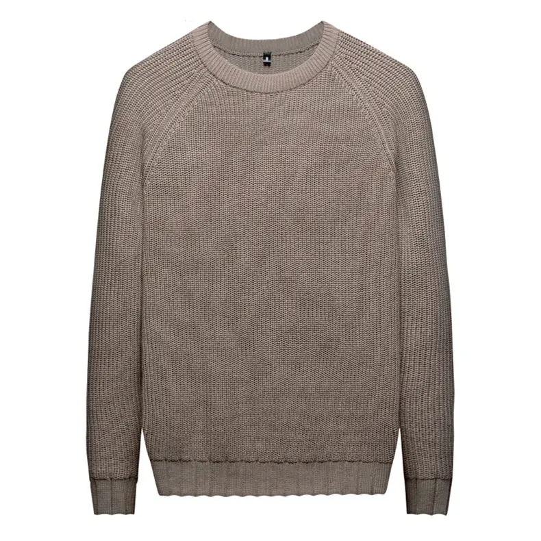 MuLS 2019 Heavy-Knit Sweater Men Pullover Winter Warm Thicken Sweater Women Jumpers Male Female Cotton Crew-Neck knitwear 3XL 08