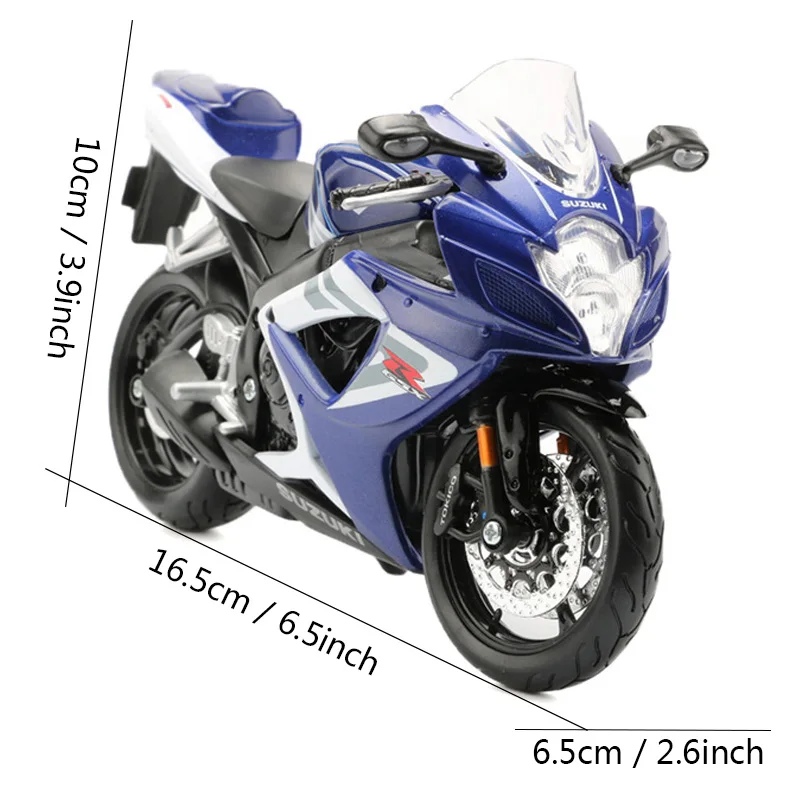 Maisto 1:12 модель мотоцикла, игрушка из сплава GSXR 750, коллекционные модели для мотоцикла, детские игрушки в подарок