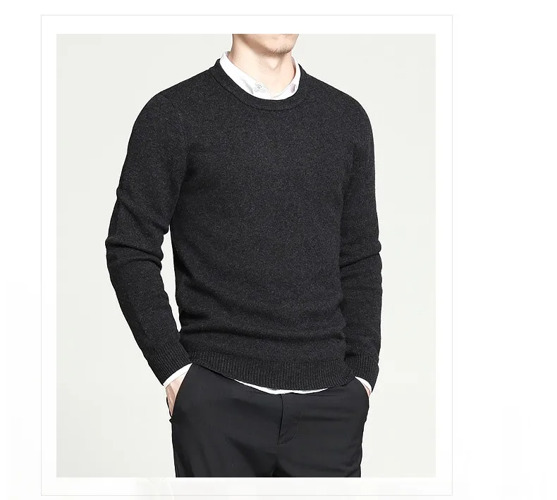 8 видов цветов мужские пуловеры свитера простой стиль хлопка Вязание O шеи Длинные рукава Джемперы Большие размеры 2XL 3XL 4XL мулс бренд MS16002