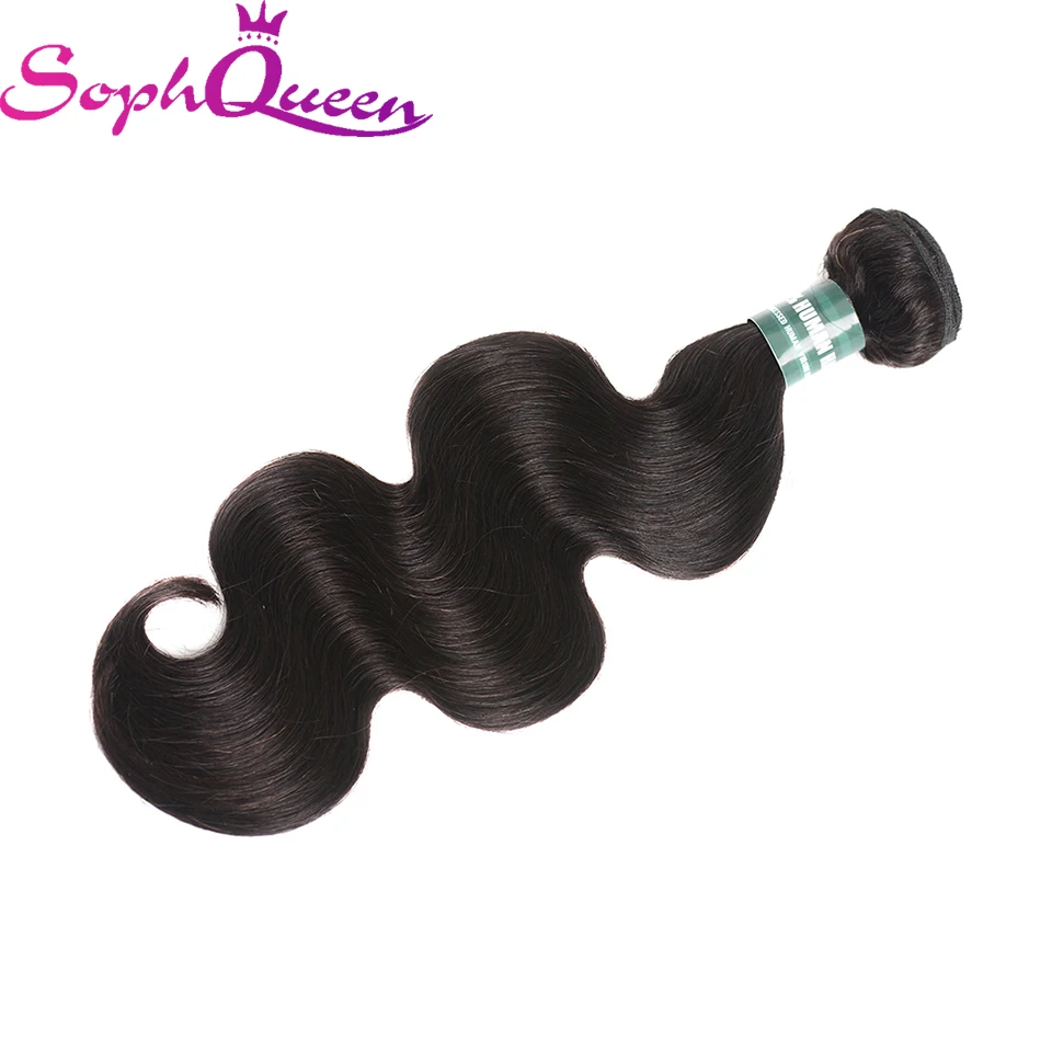 Soph queen hair бразильские объемные волны пучки можно купить с закрытием волос Плетение Пучков 100% Remy человеческих волос Расширения Двойной уток