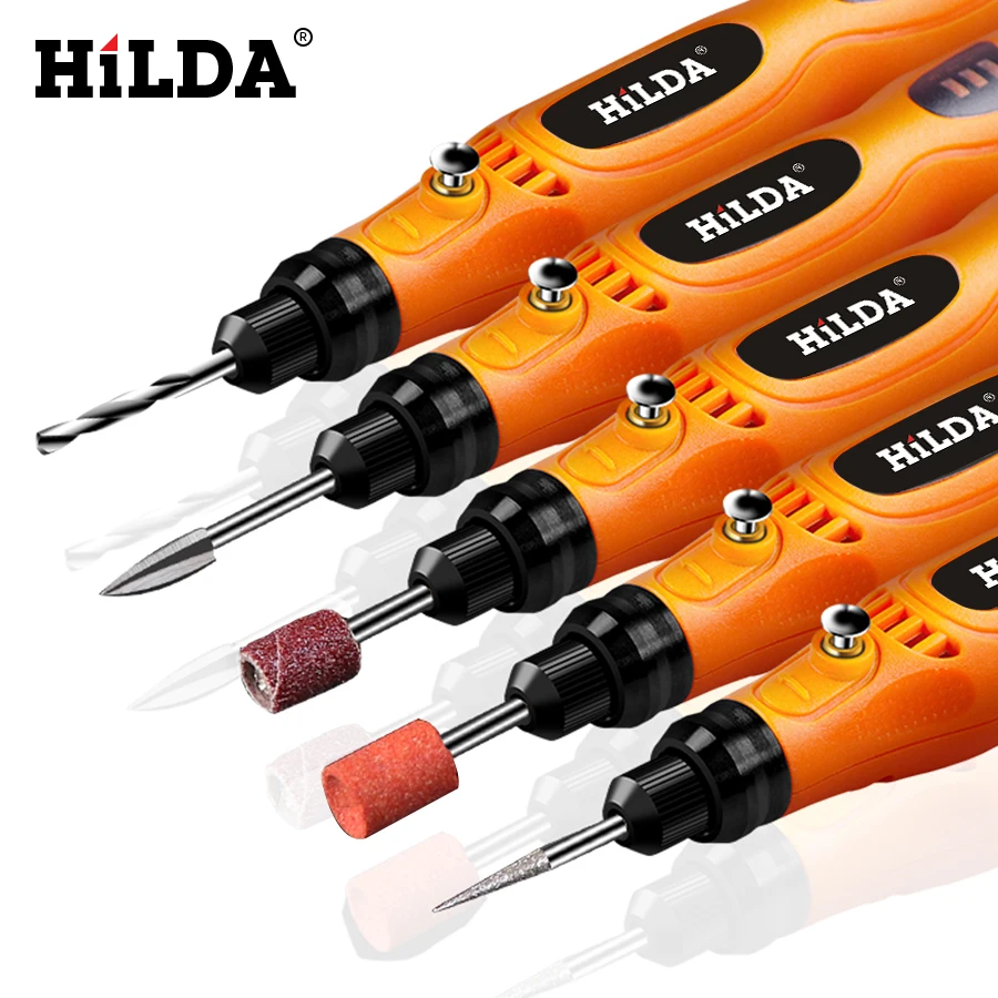 HILDA 3.6V Mini Drill Cordless Rotary tool With Grinding Accessories