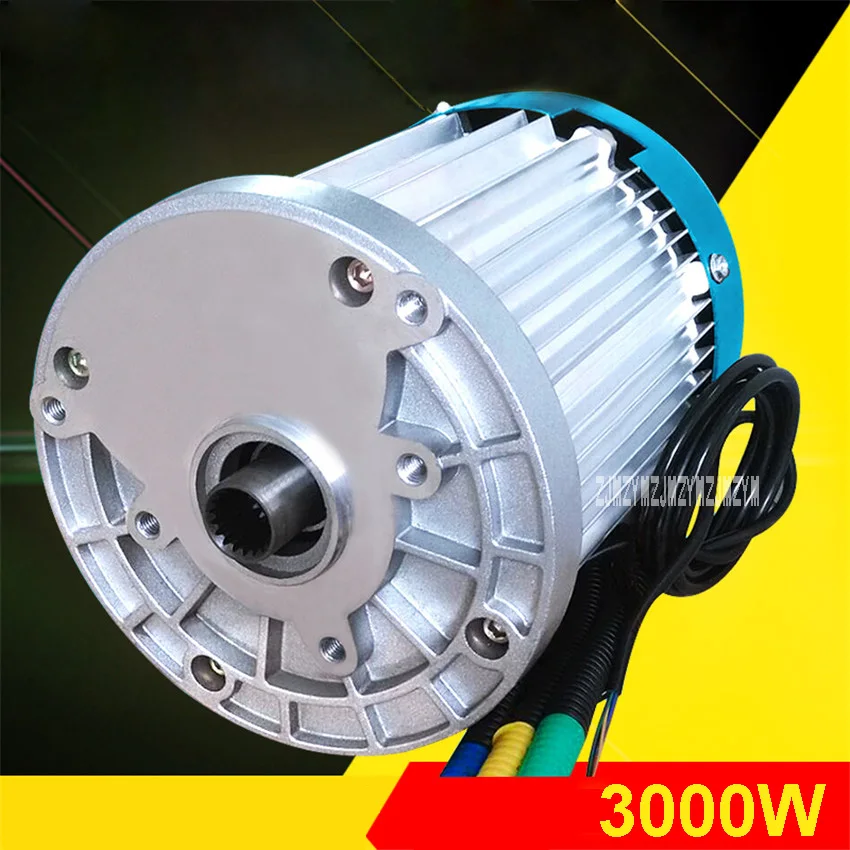 60V 3000W 4600RPM Permanent Magnet Brushless Differential font b Speed b font DC Motor Electric Vehicles