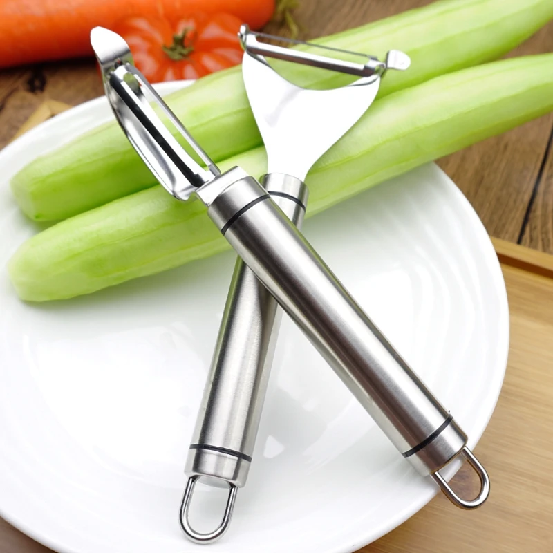 Stainless Steel Potato Peeler Fruit Vegetable Tools Metal Peeler Zesters Slicer Kitchen Gadgets Accessories Cooking Tools (8)