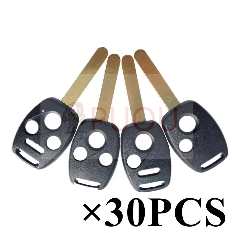 

30PCS/LOT 2 2+1 3 3+1 Buttons Remote Key Shell Case For Honda Accord Civic Odyssey Fit CR-V Fob