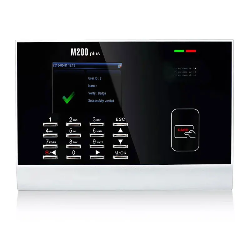 ZK M200Plus TCP/IP tarjeta tiempo asistencia Terminal M200Plus tiempo tarjeta de grabación 125 KHZ tarjeta de proximidad grabador de tiempo - 3