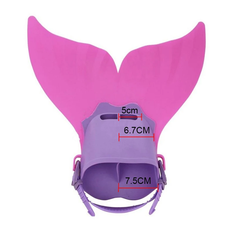 Плавательные ласты для взрослых и детей мягкие обучения плавания хвост