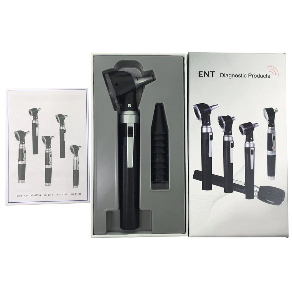 Otoscope оптоволоконный светодиодный Otoscopes 3X True View полный спектр Домашний медицинский уход за ушами диагностический набор для взрослых детей FDA CE