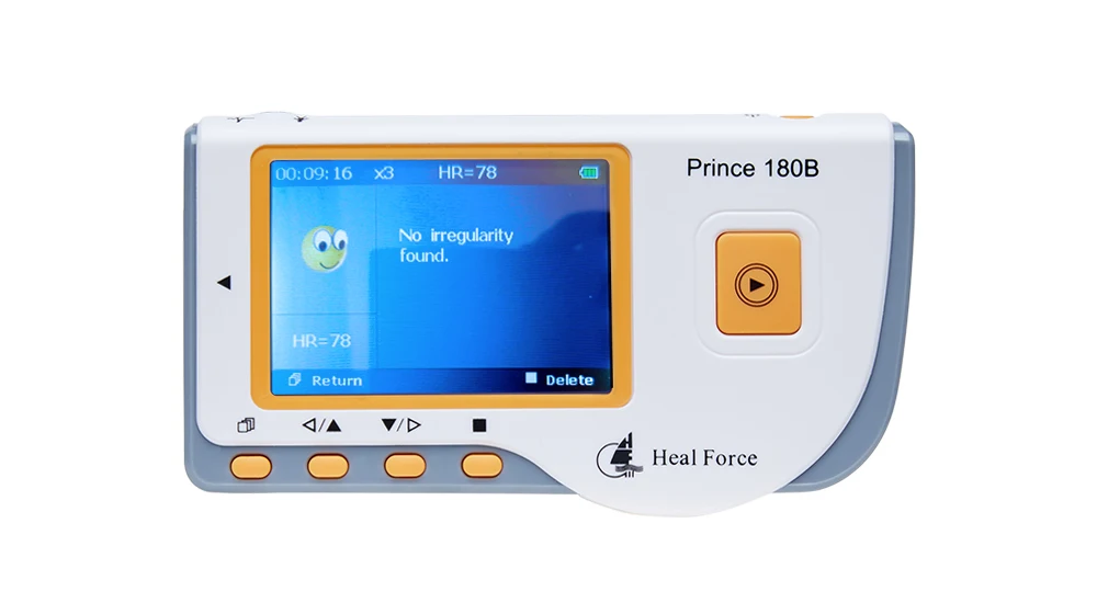 Портативный Легкий ЭКГ монитор домашнего использования здравоохранения+ ПК программное обеспечение