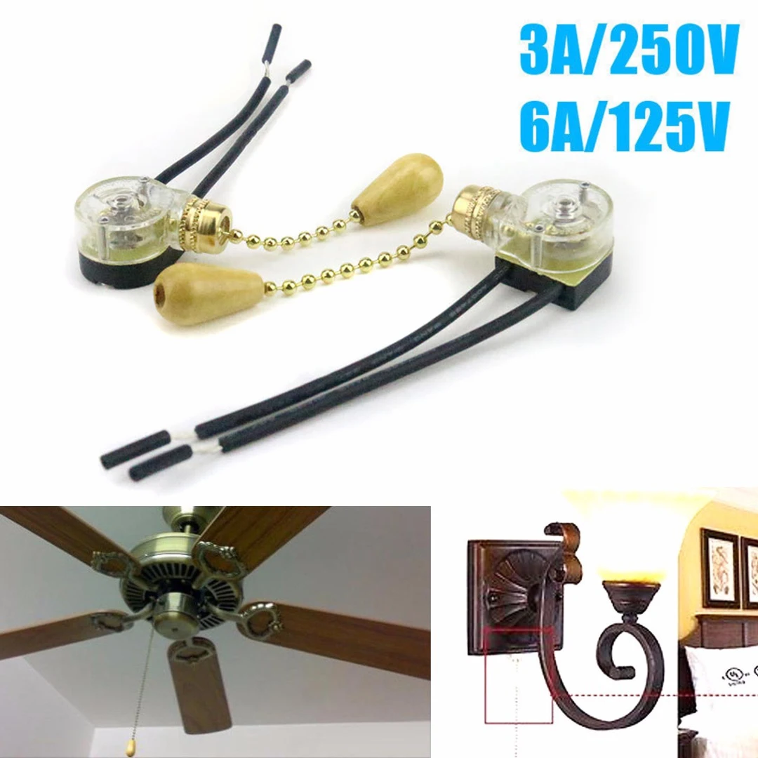 Buy Universal Ceiling Fan Pull Chain Switch Wall Lamp Light Replacement Pull