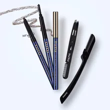 Карандаш для бровей двухсторонний автоматический карандаш для бровей черный коричневый цвет натуральный водонепроницаемый карандаш для бровей 3 цвета