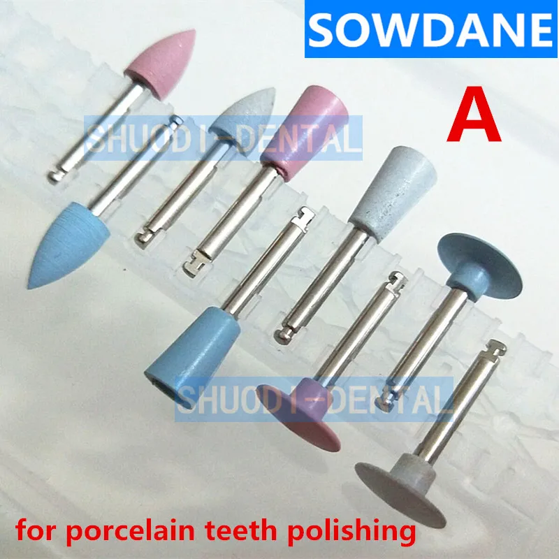 HIGH QUALITY Dental Teeth Polishing Kit Dental Polish Bur Polishing Tool Used for Dental Low-Speed Handpiece Tee