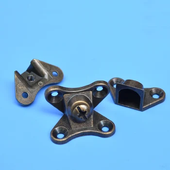 

free shipping zinc alloy screw Green bronze furniture fittings triple connector plate assembly household hardware DIY fastener