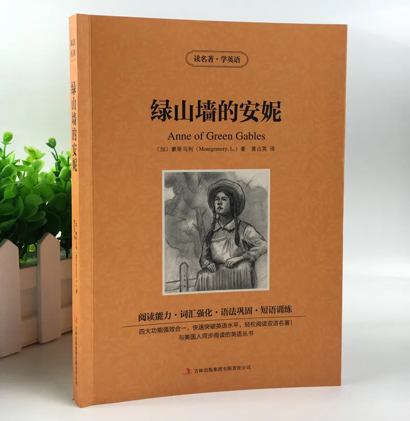 Anne of green gables двуязычный китайский и английский всемирно известный(узнать китайское письмо лучшая книга