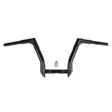 Черный " /10" Rise 1-1/" Руль для Harley Dyna Switchback 12-16 Street Bob 13-17