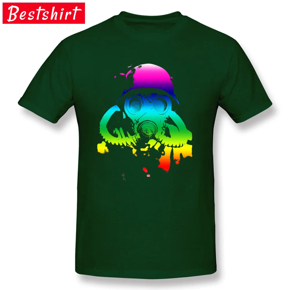 Clean World Personalized Autumn Pure Cotton O-Neck Men's T Shirt Printed On T Shirts Funny Short Sleeve T-shirts Clean World dark