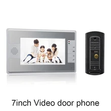 (1 Set) white color 7 inch Monitor Home Improvement Video Door Phone Home Security Digital Doorbell Door Access Control Intercom