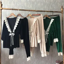 Пижамные комплекты для женщин, фланелевые пижамы, женские пижамы с животными, пижама из полиэстра, коралловый флис, Толстая теплая Пижама