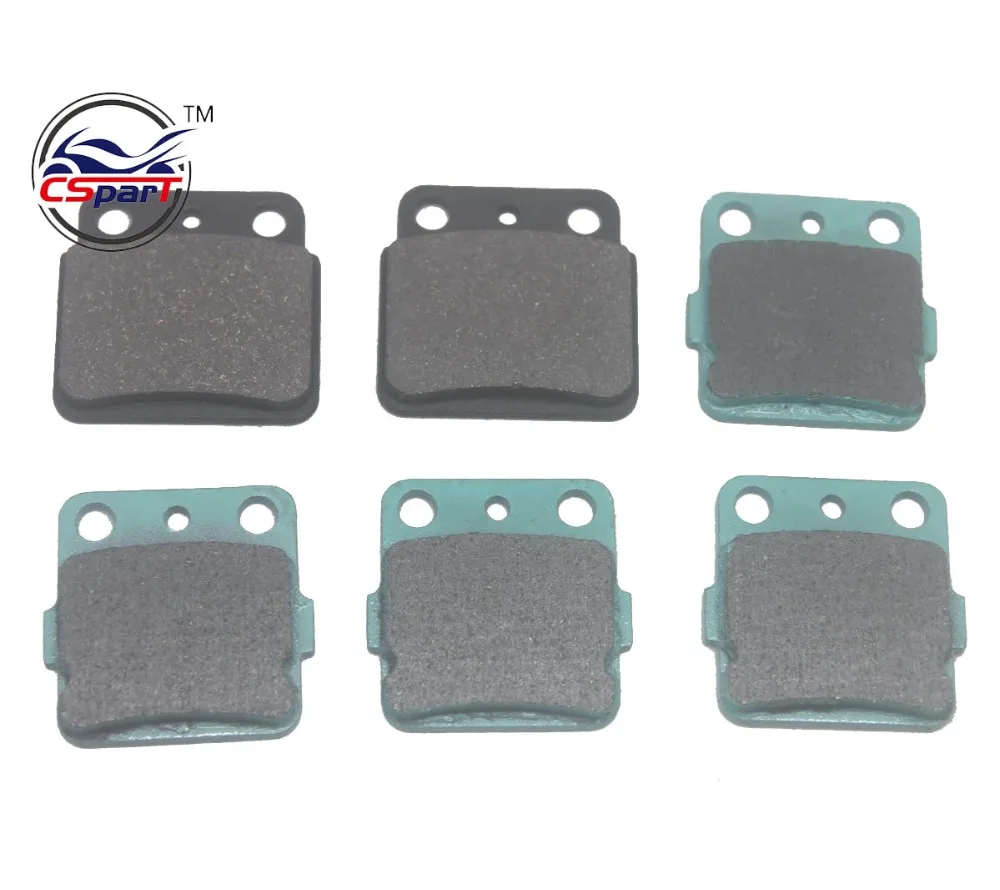 

3 Pairs Brake Pad Set Front Rear For SUZUKI ATV LTZ 400 QuadSport (2003-2011) LTZ400 LT-Z LT-Z400