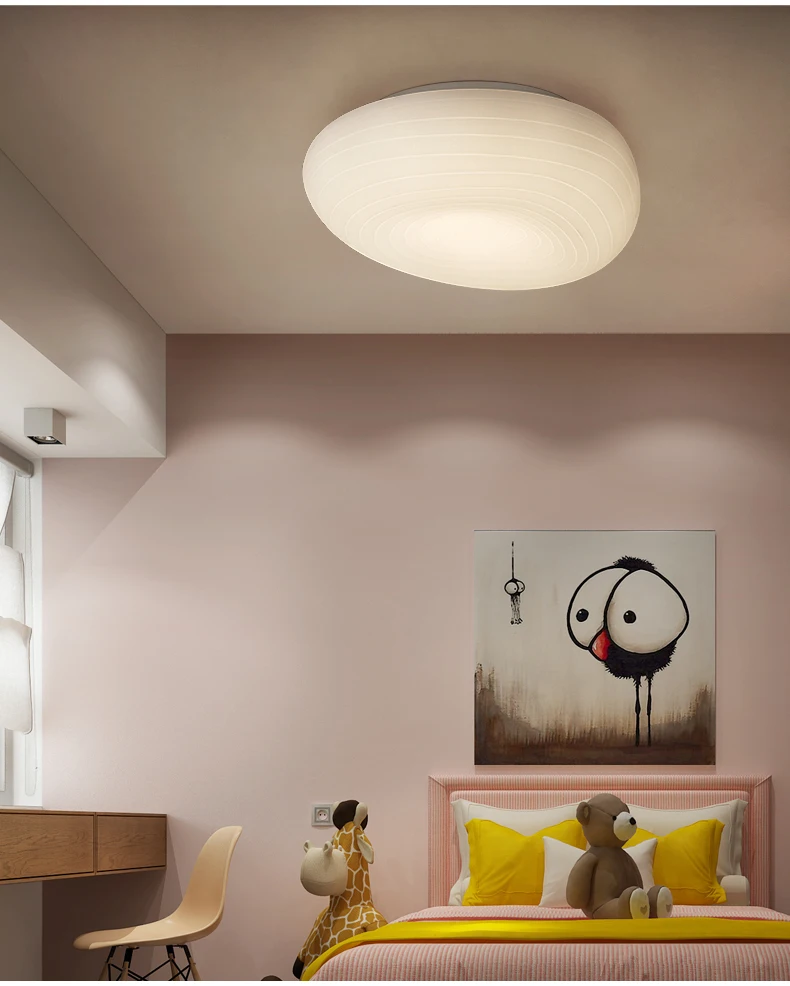 Простой современный модный потолочный светильник для комнаты, креативный, для гостиной, столовой, теплый и тухлый светодиодный потолочный светильник