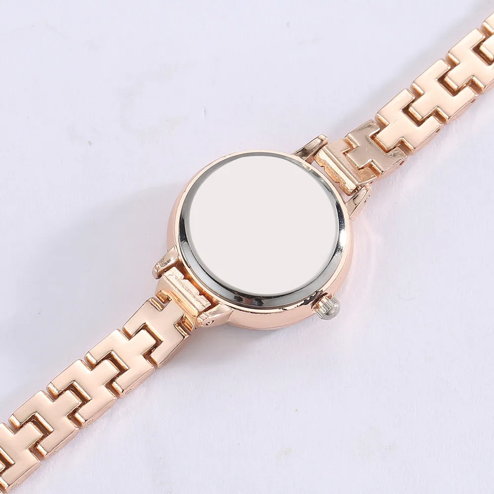 Роскошные женские часы-браслет, модные женские наручные часы, женские кварцевые спортивные часы из розового золота, Прямая поставка LP025 Relogio