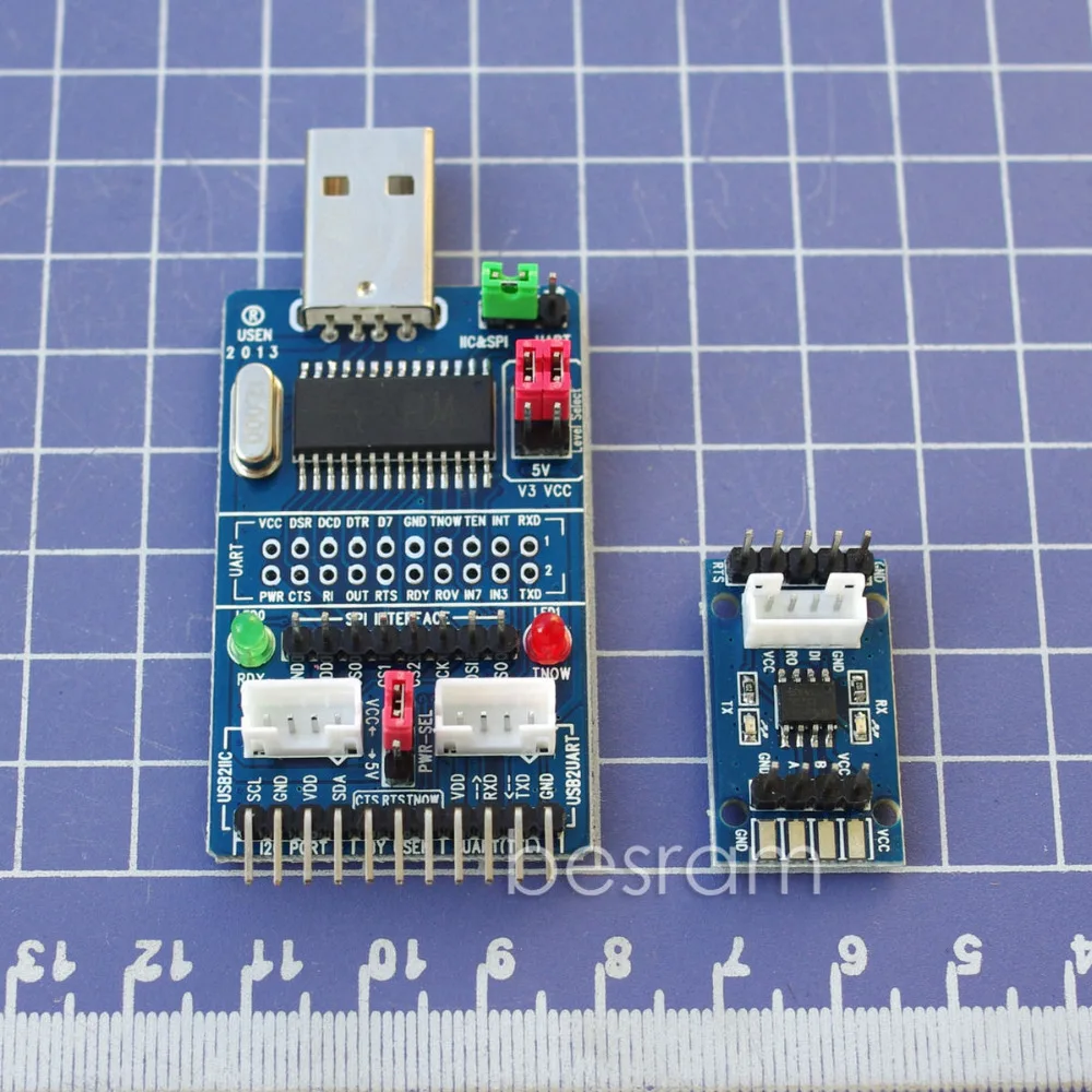 USB к SPI/iec/UART/ttl/ISP RS485 USB последовательный конвертер