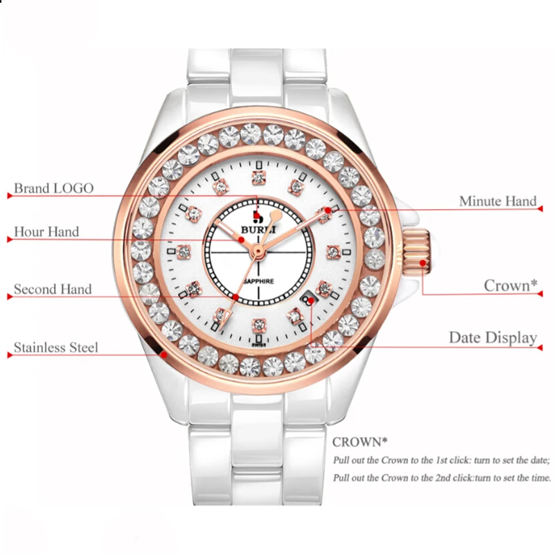 Reloj Mujer 2021 буреи Роскошные Брендовые женские часы модные Водонепроницаемый