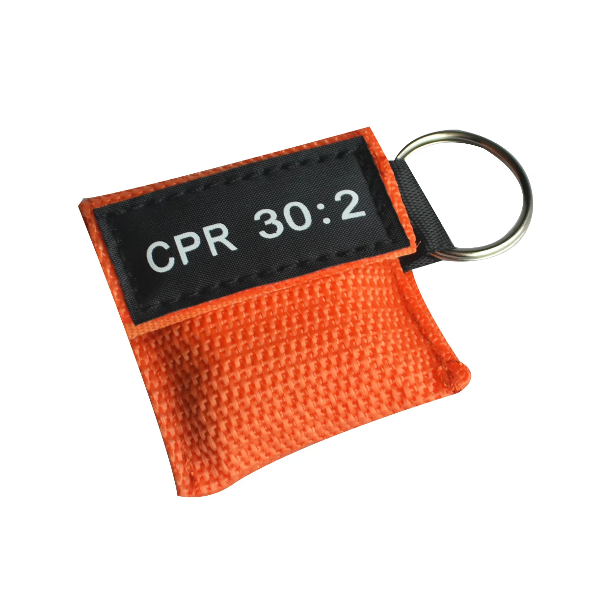 100pcs CPR Resuscitator Mask One-way Valve Life Key Skill Training Pocket Mask Face Guard Health Care Tool Orange
