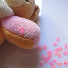 Gd20-1 20 г/пакет милый розовый AB кролик Дизайн ногтей шинни блеск Симпатичные Украшения Дизайн ногтей украшения