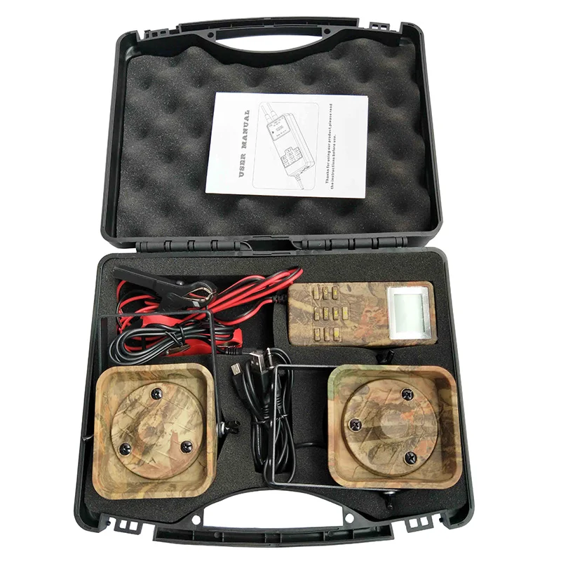 

Decoy Hunting Mp3 Bird Caller Sounds Player Built-in 200 Bird Voice Hunting Decoy 2 Players 50W Animal Caller for Hunting