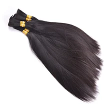 Wholesale 100% Raw Virgin Remy Human Hair Natural Color 12 to 30 Inches Human Braiding Hair Bulk No Weft Can Be Dyeing