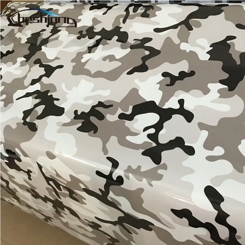 

Cheshjong Snow Scooter Camouflage Vinyl Wrap Black White Camo Graffiti Printed For Car Bike Motorcycle Decal Sticker Vinyl